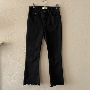 Madewell Cali Demi-Boot Jeans in Berkeley Black